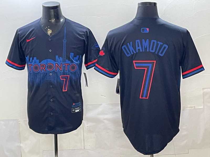 Men 2026 Toronto Blue Jays #7 Okamoto blue Game Nike MLB Jersey 0518001